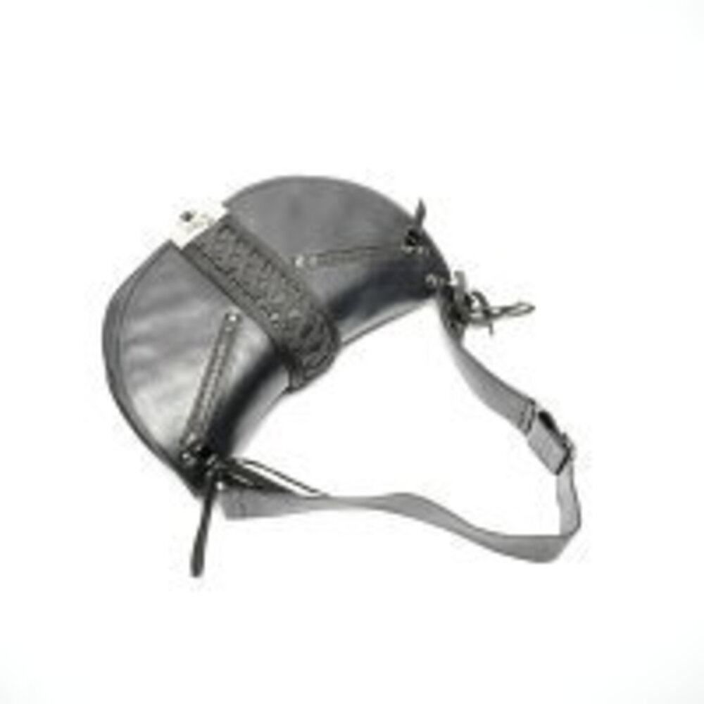 Christian Dior Admit It Corset Leather Hobo Shoulder Bag Black - Picture 9 of 13